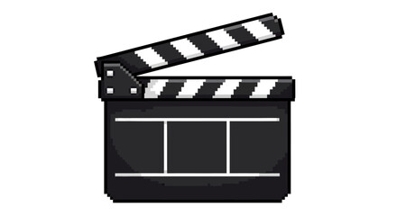 Fototapeta premium Classic Black Movie Clapperboard for Film Production.