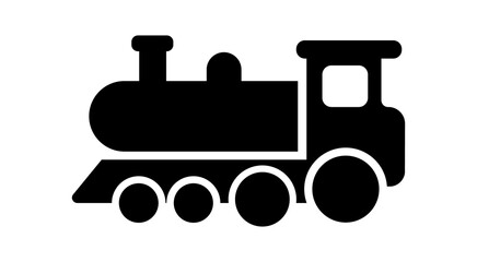 train locomotive  isolated on a white background © Mahmudul