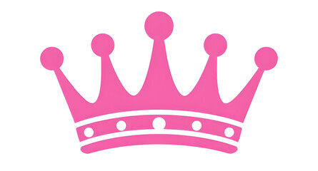 pink princess crown, royal tiara graphic, cute crown icon, decorative princess tiara, fairy tale crown, feminine royal design, queen crown illustration, elegant pink tiara, cartoon princess crown, gir © mrpixel