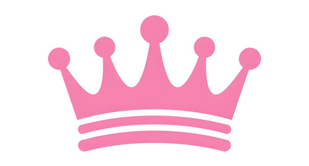 pink princess crown, royal tiara graphic, cute crown icon, decorative princess tiara, fairy tale crown, feminine royal design, queen crown illustration, elegant pink tiara, cartoon princess crown, gir © mrpixel