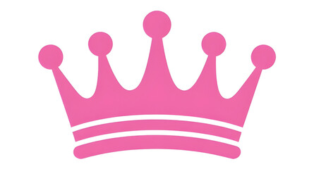 pink princess crown, royal tiara graphic, cute crown icon, decorative princess tiara, fairy tale crown, feminine royal design, queen crown illustration, elegant pink tiara, cartoon princess crown, gir © mrpixel