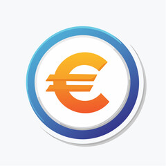 Obraz premium Euro Currency Symbol Icon
