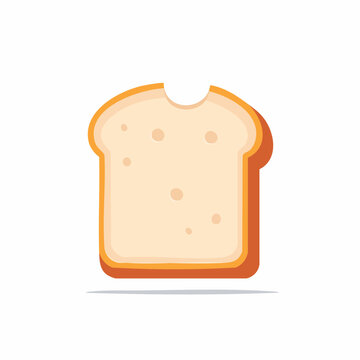 Slice of Bread with a Bite Mark