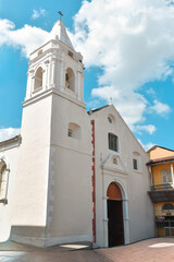 Fototapeta premium Fachada de la iglesia de la Merced, ciudad de Panamá.