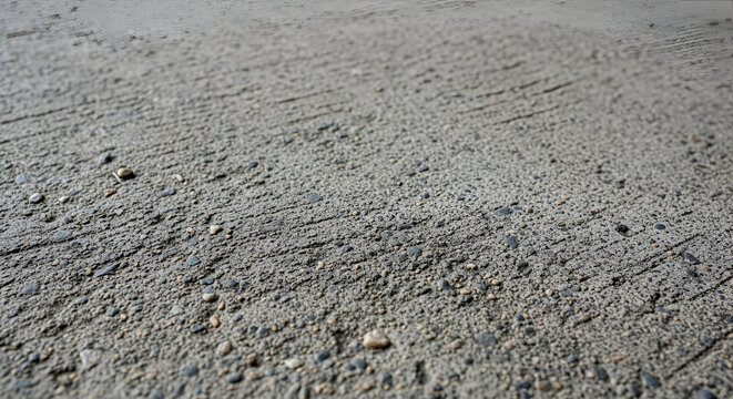 Close-up texture of rough concrete surface with visible aggregate and fine lines
