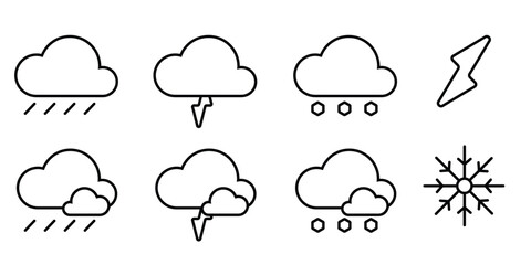 Obraz premium vector icon of sky, clouds, sun and moon