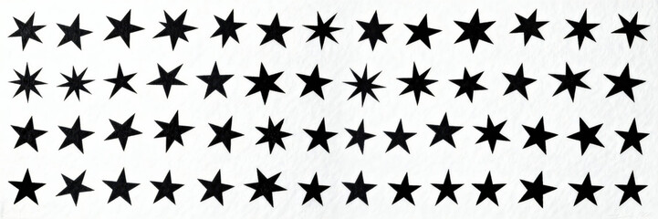 Obraz premium Black Stars Patterned Background Very good content.