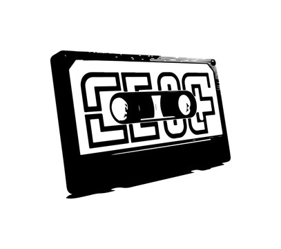 Modern Minimalist Digital Display with Buttons Vector Illustration