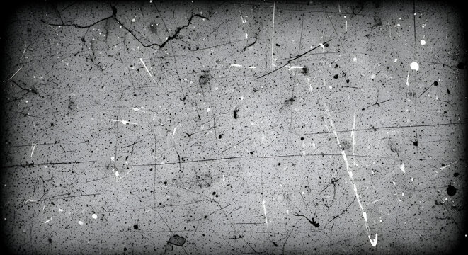 Grunge and scratched film texture background with dust and debris vintage analog effect