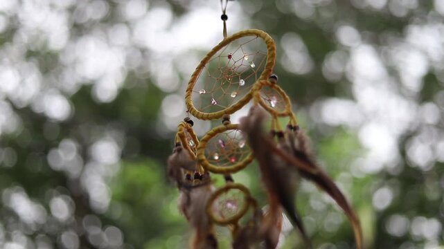 Dreamcatcher on nature so beautiful. Dream catchers blow.