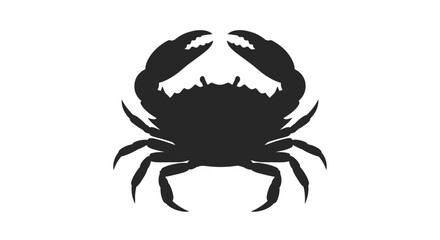 Black Silhouette of a Crab. © Aga