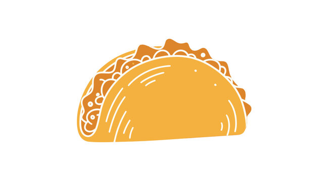 Illustration of a Dumpling with Filling.