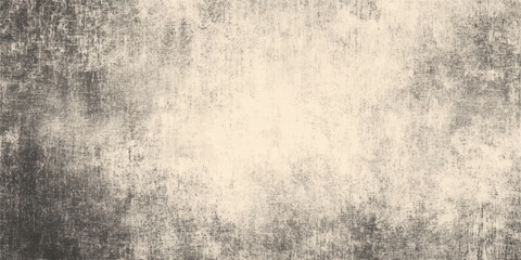 Obraz premium Abstract Vintage Grunge Texture Background with Distressed Aged Canvas Effect in Grey and Beige Tones