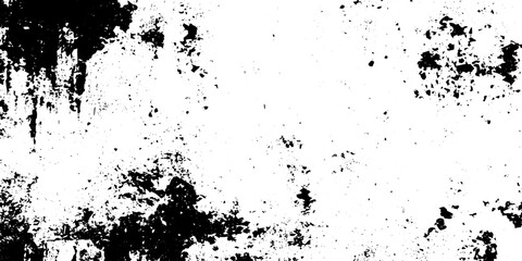 Obraz premium Black and White Grunge Texture Background Distressed Abstract Overlay Vector Illustration