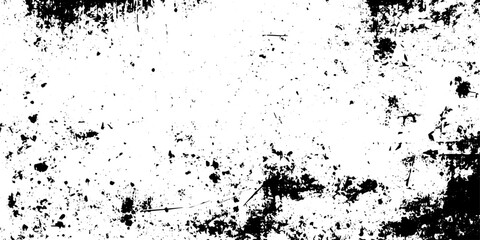Fototapeta premium Black and White Grunge Texture Background with Distressed Ink Splatter Effects Vector Illustration