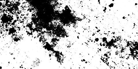 Fototapeta premium Black and White Grunge Texture Background with Ink Splatter and Gritty Distressed Effect Vector Illustration