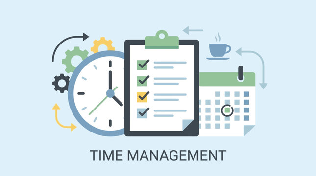 Effective Time Management Tools on a Desk for Productivity
