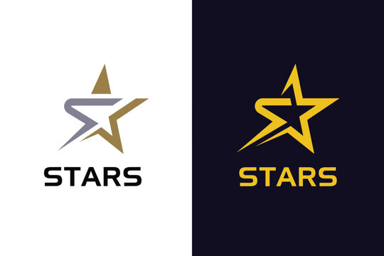 Letter S Star Logo with Arrow Concept Symbol for Dynamic Business Growth and Corporate Branding