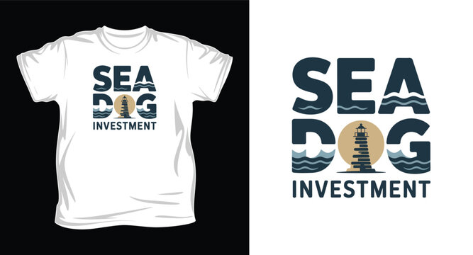 Sea dog investment t-shirt and logo