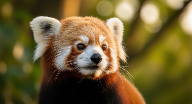 Charming red panda portrait exploring the world of ailurus fulgens and red panda conservation