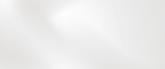 Smooth wavy gray gradient background. Soft silver liquid wallpaper. Silk nacre color texture for banner, flyer, presentation, graphic design. Abstract blurry wavy background cover. © abd