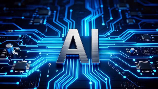 AI on circuit board