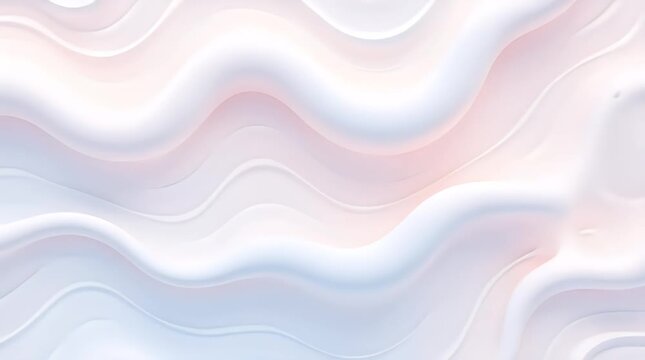 A seamless flowing abstract pattern of smooth liquid waves in soft pastel gradients, elegant curves, minimal yet dynamic composition, perfect for wallpaper
