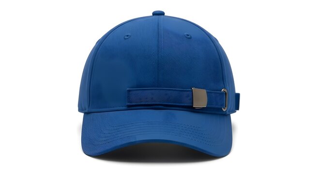 blue cap isolated on white