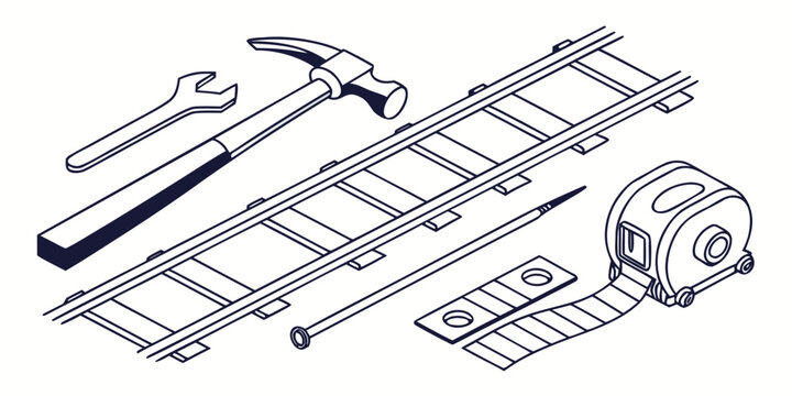 a collection of tools and equipment for home improvement Vector