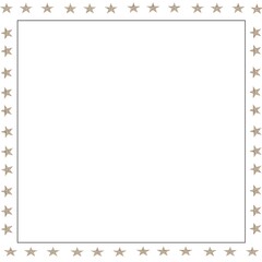 Obraz premium Star border frame for text or photo 
