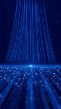 Digital data engineer 4K 3D wireframe cyberspace stream perspective grid big data flow. Blockchain Metaverse technology wave landscape. Artificial intelligence data mining learning Innovation AI Brain