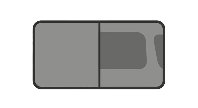 Top View of Camper Van Floorplan