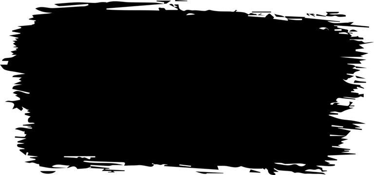 Abstract Black Brush Stroke Paint Swash