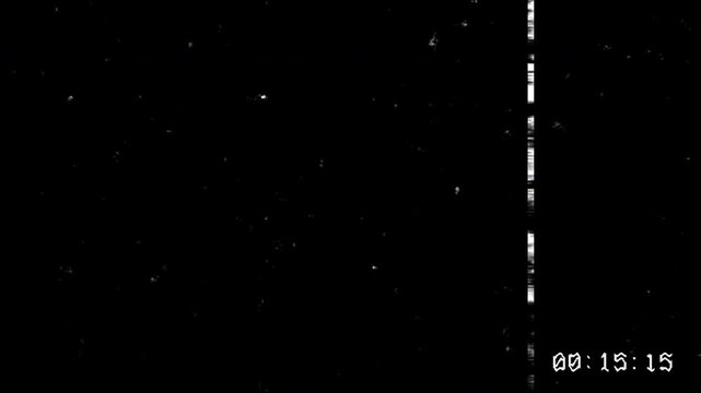 ⁠Fast forward VHS screen effect with forward icon, timer display, and flickering analog distortion on alpha channel. 4K Video