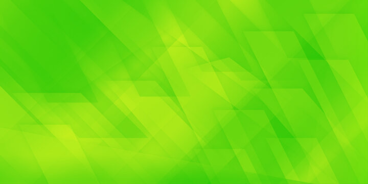 Modern and luxury Green geometric abstract background with triangular shapes and lines for modern design and technology concepts	