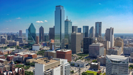 View of Dallas Texas from the Reunion Tower © st_matty