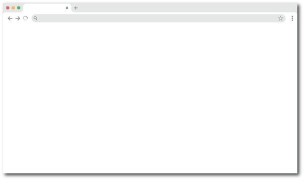 Web browser window screen, Light mood mockup transparent background