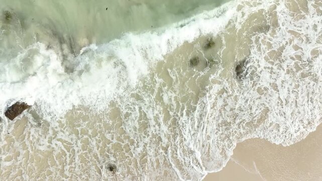 Tropical Nature sand sea and summer sea water with beautiful bright sunlight. Perfect for summer vacation and travel background	