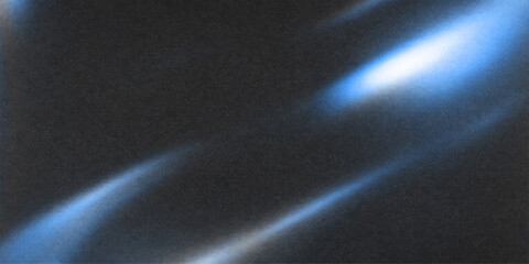 Abstract space background featuring blue glowing energy waves and shimmering stars on a dark night backdrop with motion lines and light flashes © RD Visuals