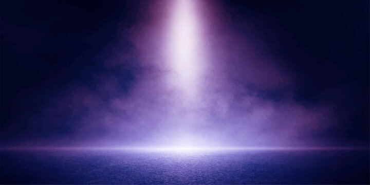 A dramatic blue cloudscape with bright white texture forms an abstract heaven backdrop of light blue sky and clouds