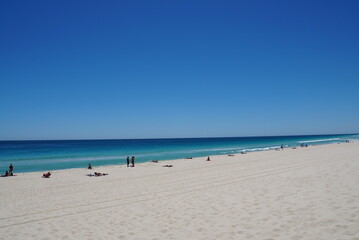 Fototapeta premium Panoramic view of Scarborough Beach - Western Australia 