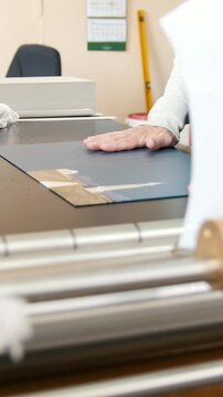 Working printing machine, polygraph industry