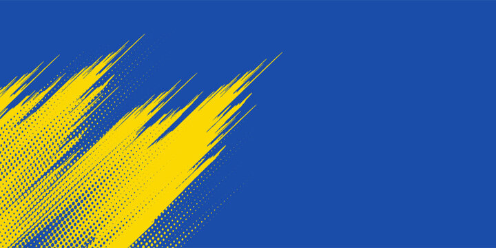 latar belakang tekstur grunge abstrak biru dan kuning. Ilustrasi vektorPrint