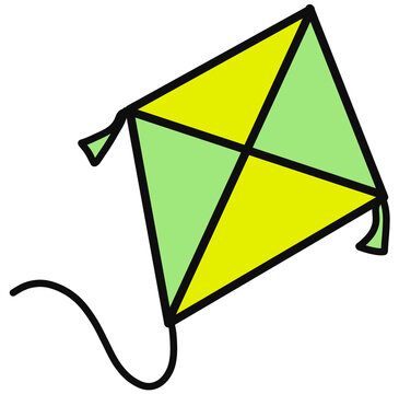 geometric kite illustration