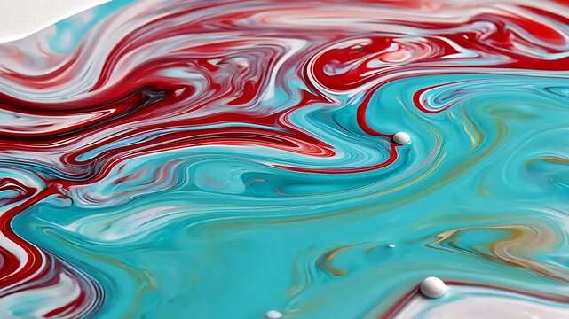 Abstract swirling paint pattern