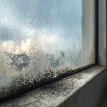 mold on window