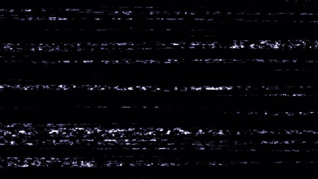 Switch On Off Tv Noise 4K Analog Glitch Static Background for Old Television Effect 4k video animation seamless loop