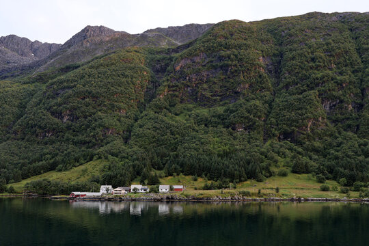 Fantastic landscape of Bremangerlandet, Norway  