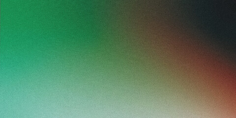 Fototapeta premium Red, white, green, and black glowing curves ascending smoothly from a dark shadowy foundation over a lightly grained textured backdrop with delicate shining highlights, elegant stylish abstract design