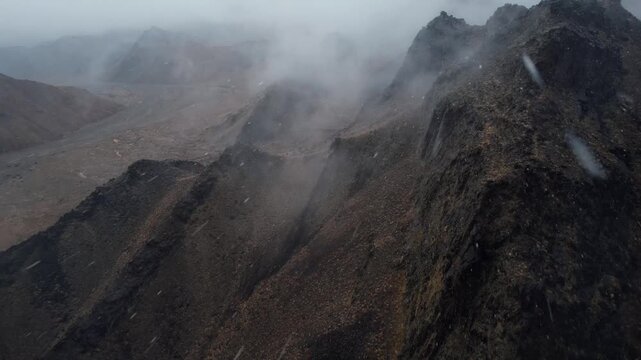 Exploring Aerial Views of Khanan Khets and Noyon Uul Valley in Mongolia